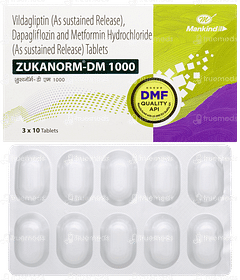 Zukanorm Dm 1000 Tablet 10