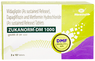 Zukanorm Dm 1000 Tablet 10