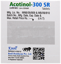 Acotinol 300 Sr Tablet 10