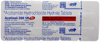 Acotinol 300 Sr Tablet 10