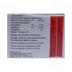 Healmaryl Mv 2.3 Tablet 10 Healmaryl Mv 2.3 Tablet 10