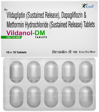 Vildanol Dm 100/10/500 Tablet 10