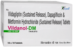 Vildanol Dm 100/10/500 Tablet 10