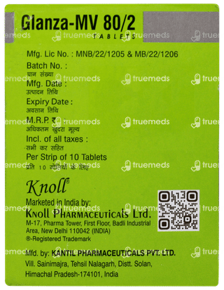 Glanza Mv 80/2 Tablet 10