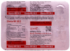 Glanza Mv 80/3 Tablet 10 Glanza Mv 80/3 Tablet 10