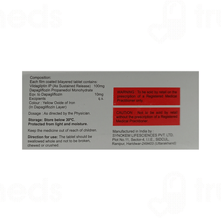 Vildasmart Dapa 100/10 Tablet 10