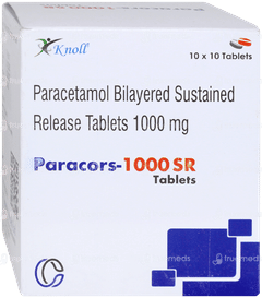 Paracors 1000 Sr Tablet 10