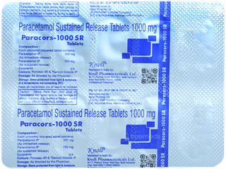 Paracors 1000 Sr Tablet 10