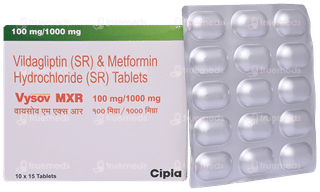 Vysov Mxr 100Mg/1000Mg Tablet 15