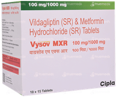 Vysov Mxr 100Mg/1000Mg Tablet 15 Vysov Mxr 100Mg/1000Mg Tablet 15