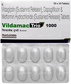 Vildamac Trio 1000 Tablet 10 Vildamac Trio 1000 Tablet 10