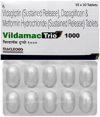 Vildamac Trio 1000 Tablet 10
