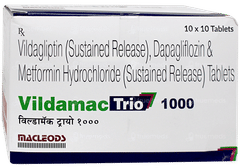 Vildamac Trio 1000 Tablet 10 Vildamac Trio 1000 Tablet 10