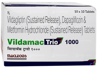 Vildamac Trio 1000 Tablet 10