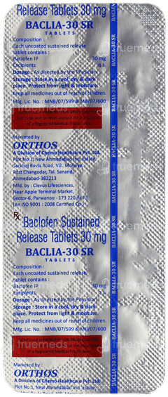 Baclia 30 Sr Tablet 10