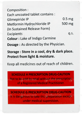 Glymia 0.5m Sr Tablet 10