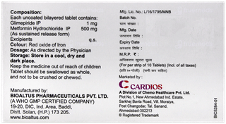 Glymia 1M Sr Tablet 10