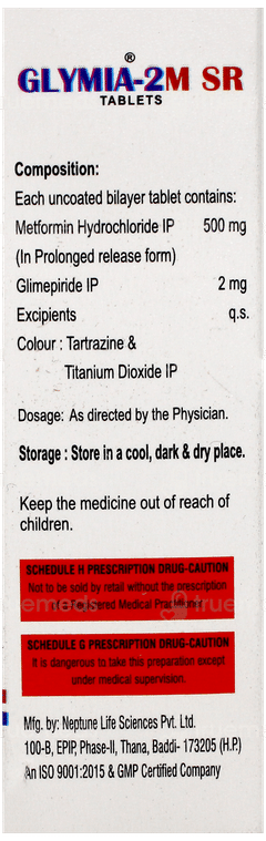 Glymia 2M Sr Tablet Pr 10