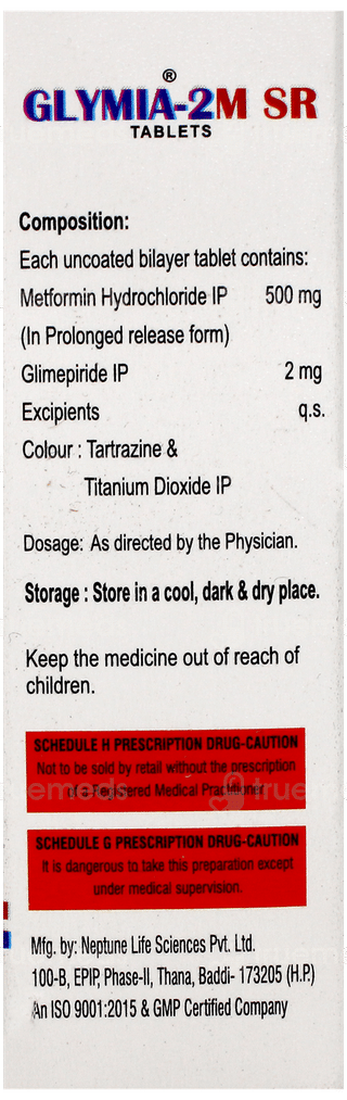 Glymia 2M Sr Tablet Pr 10