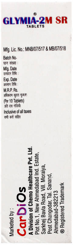 Glymia 2M Sr Tablet Pr 10