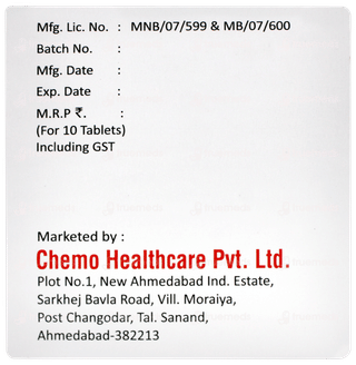 Udirex 600 Sr Tablet 10