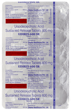 Udirex 600 Sr Tablet 10