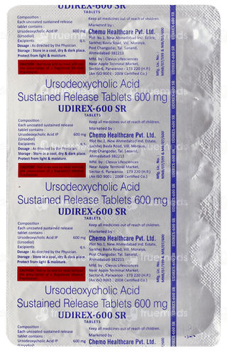 Udirex 600 Sr Tablet 10