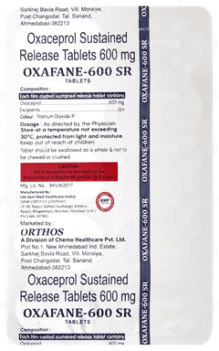 Oxafane 600 Sr Tablet 10 Oxafane 600 Sr Tablet 10