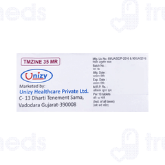 Tmzine 35 Mr Tablet 10 Tmzine 35 Mr Tablet 10