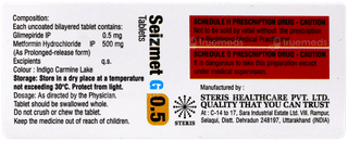Seizmet G 0.5 Tablet 15