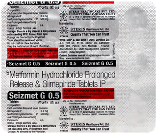 Seizmet G 0.5 Tablet 15