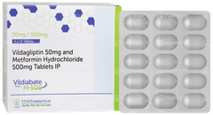 Vildiabate M 500 Tablet 15