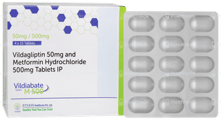 Vildiabate M 500 Tablet 15