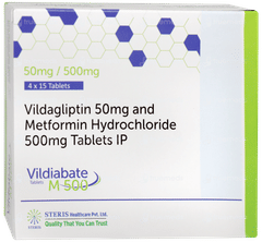 Vildiabate M 500 Tablet 15 Vildiabate M 500 Tablet 15