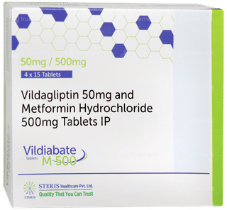 Vildiabate M 500 Tablet 15