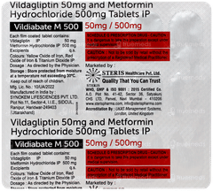Vildiabate M 500 Tablet 15 Vildiabate M 500 Tablet 15