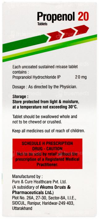Propenol 20 Tablet 10