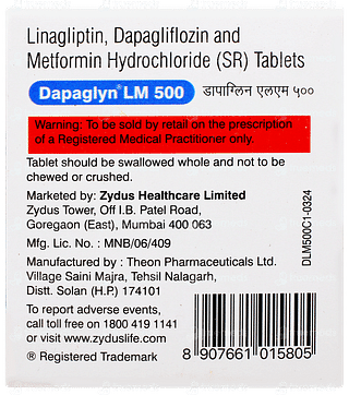 Dapaglyn Lm 500 Tablet 10