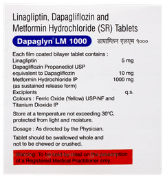 Dapaglyn Lm 1000 Tablet 10 Dapaglyn Lm 1000 Tablet 10