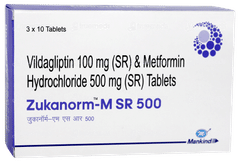 Zukanorm M Sr 500 Tablet 10 Zukanorm M Sr 500 Tablet 10