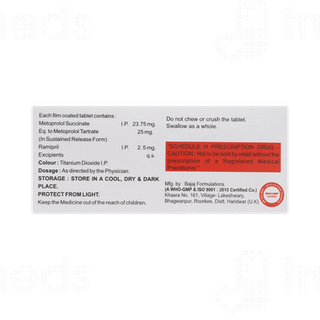 Metoheal Xl R 25/2.5 Tablet 10