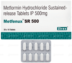 Metfenux Sr 500 Tablet 10