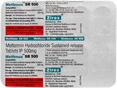 Metfenux Sr 500 Tablet 10