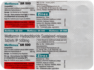 Metfenux Sr 500 Tablet 10