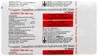 Ondero Dm 500mg Tablet 10