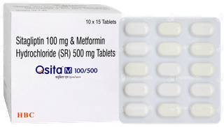 Qsita M 100/500 Tablet 15