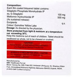 Qsita M 100/500 Tablet 15 Qsita M 100/500 Tablet 15