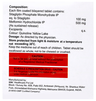 Qsita M 100/500 Tablet 15