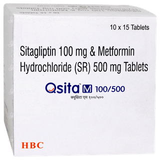 Qsita M 100/500 Tablet 15