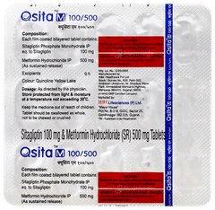Qsita M 100/500 Tablet 15 Qsita M 100/500 Tablet 15